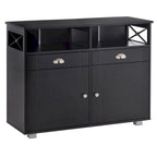 Credenza a buffet con 2 cassetti e 2 ante a battente