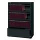 Commercial Grade 36W 4-Drawer Lateral File Cabinet with Roll-Out Shelves