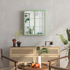Two Door Wall Cabinet with Mirror
