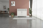 Mobile credenza da cucina a 2 ante con ripiano regolabile e finitura UV