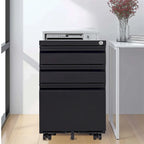 Classificatore mobile a 3 cassetti con serratura
